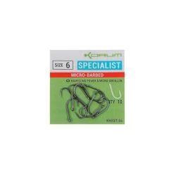 Korum Xpert Specialist Micro Size 16 Barbed Hook